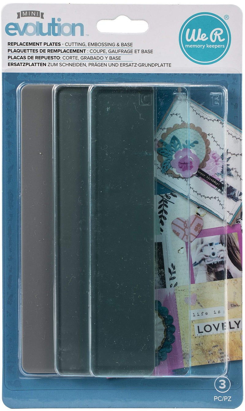 We R Memory Keepers Mini Evolution Replacement Plates 3/Pkg-for 661629 & 60000003 - Image 1